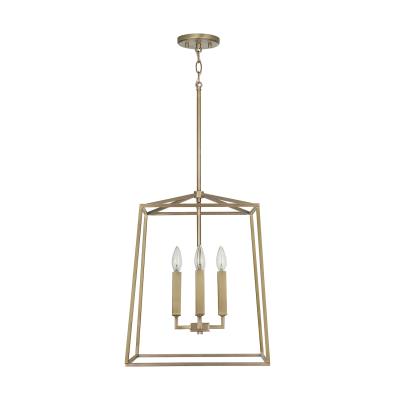 Thea Pendant 4LT Aged Brass