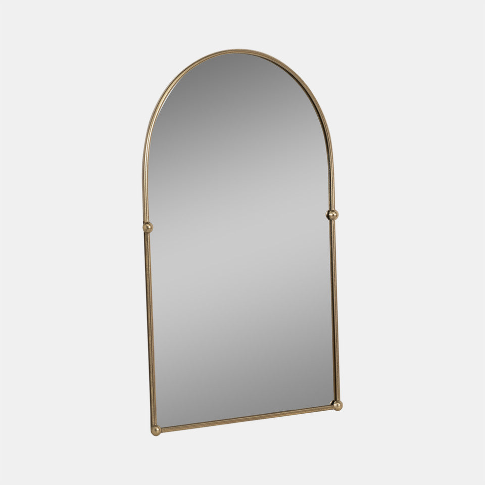 Arch Mirror with Knobs