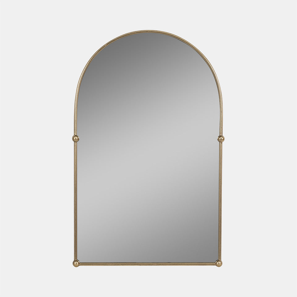 Arch Mirror with Knobs