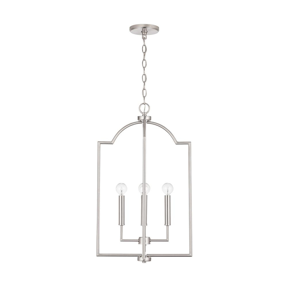 Carter Pendant 4 LT in Brushed Nickel