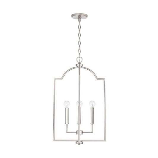 Carter Pendant 4 LT in Brushed Nickel