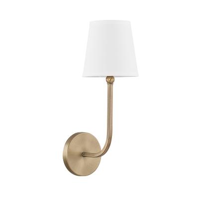 Dawson Sconce 1 LT 6 x 17x 8 Aged Brass