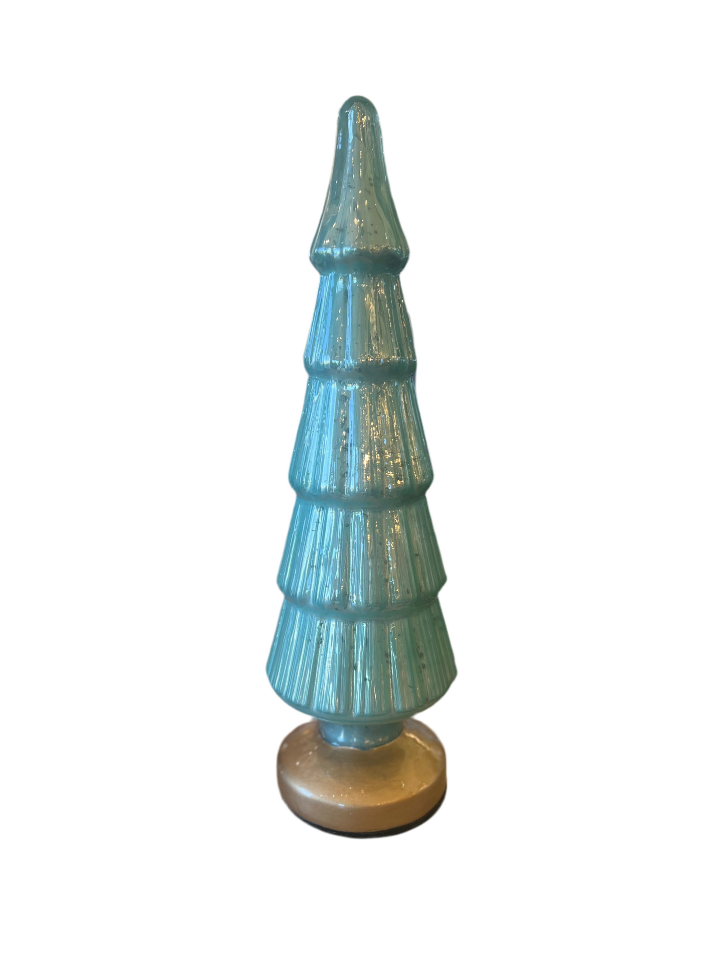 Soft Turquoise Glass Tree