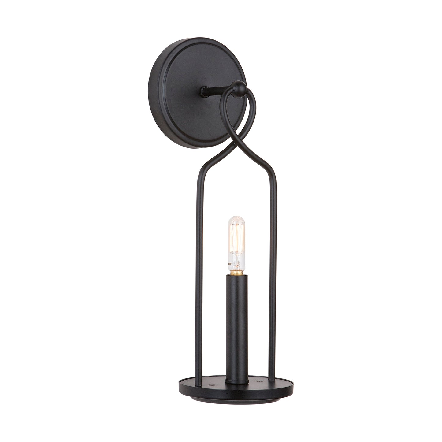 Sonnet Sconce in Matte Black