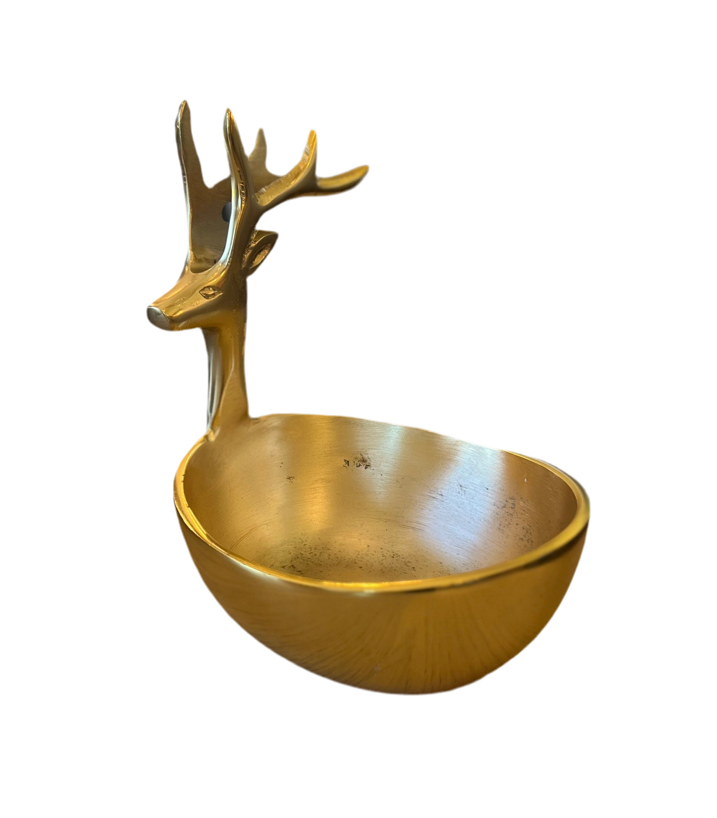 Brass Deer Dish
