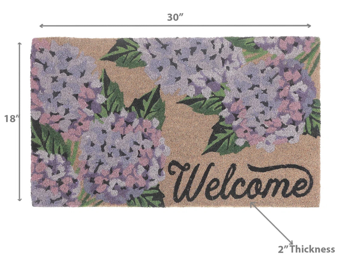 Hydrangea Outdoor Mat