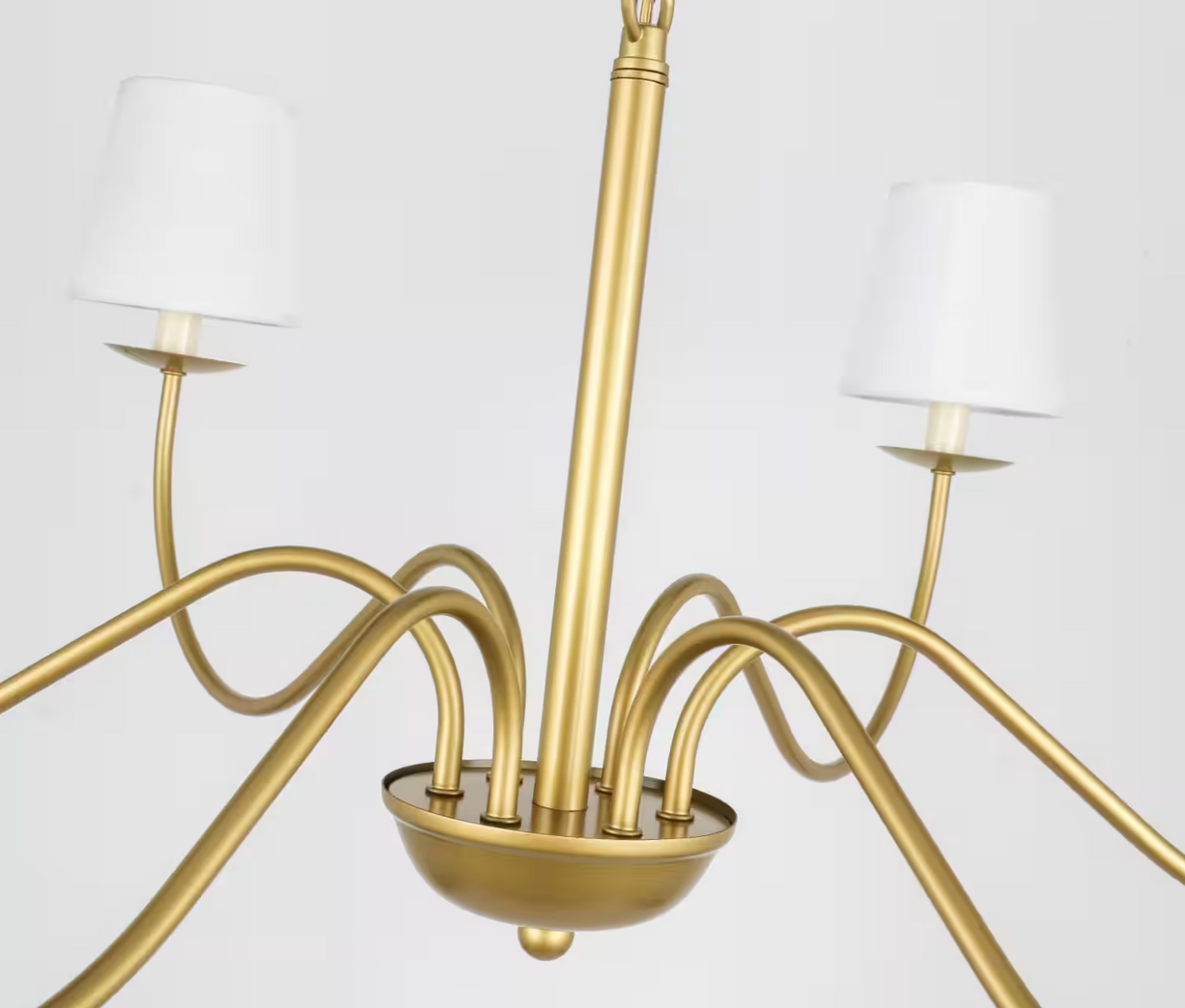 Eclipse Chandelier in Brass