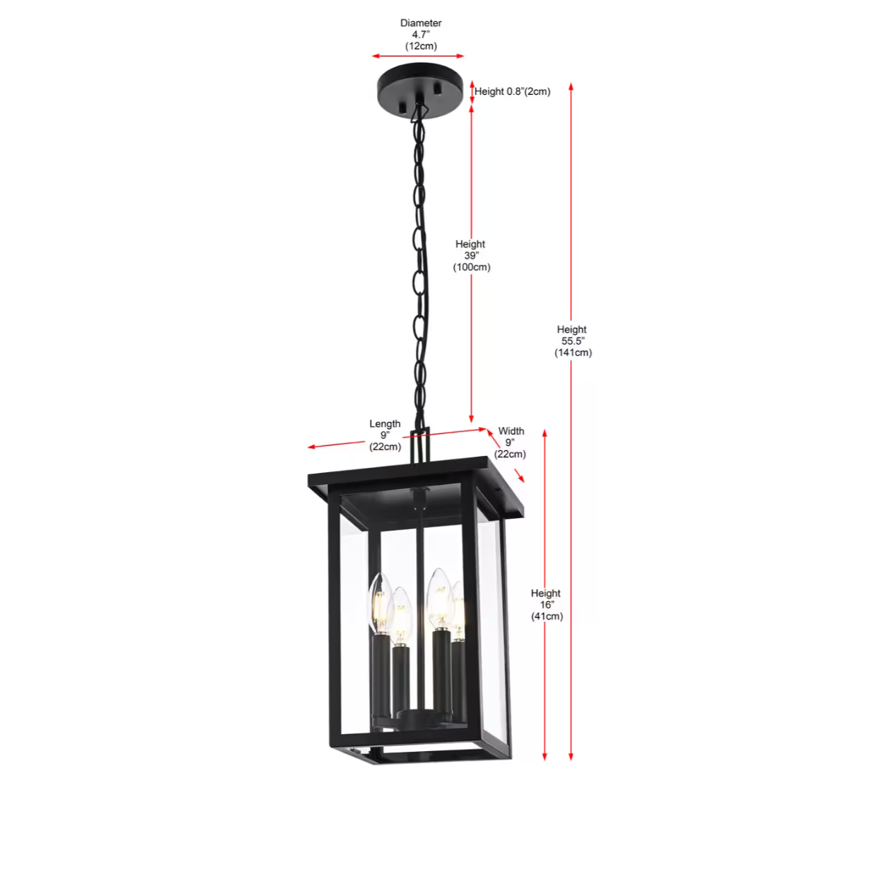 Harrison Outdoor Hanging Light