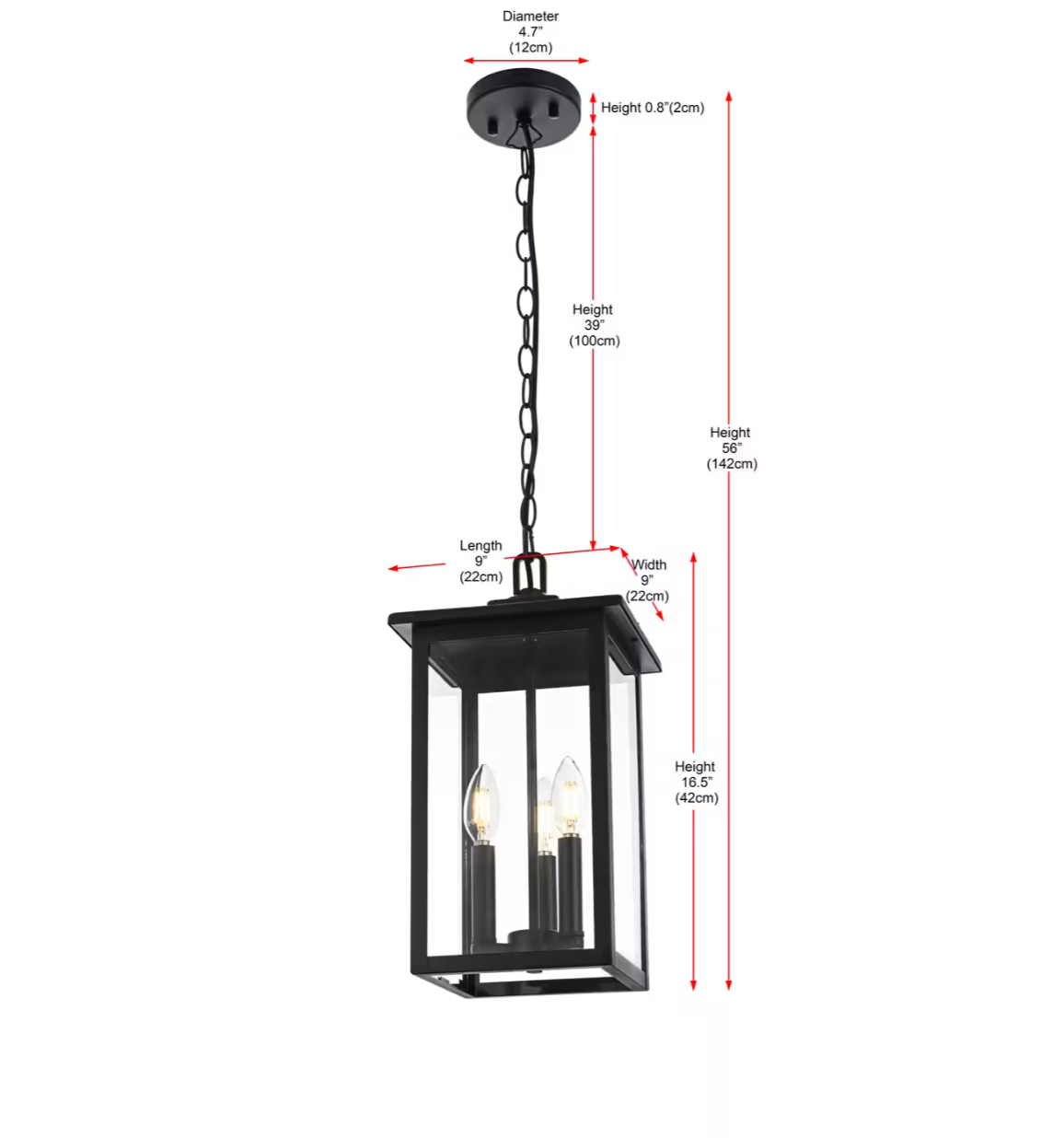 Blake Outdoor Hanging Light