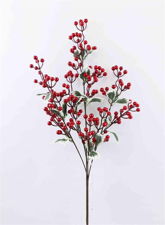 Berry with Holly Leaf Spray