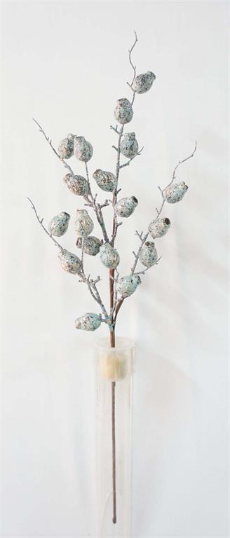 Metallic Berry Spray-Pewter