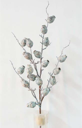 Metallic Berry Spray-Pewter