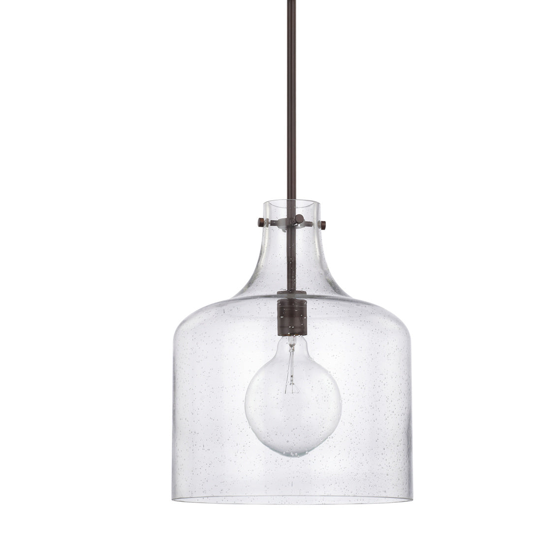 Crawford Pendant 1 LT in Aged Brass