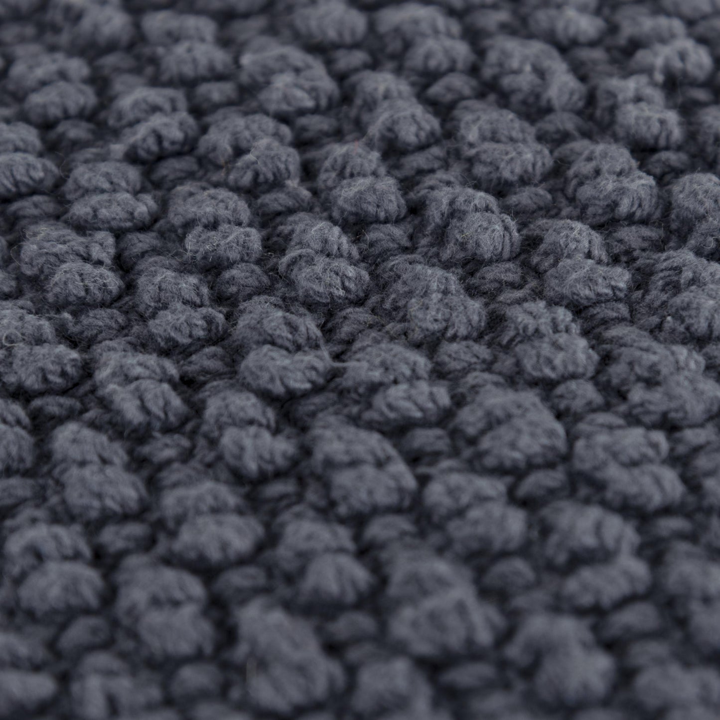Dark Gray Textured Throw Pillow