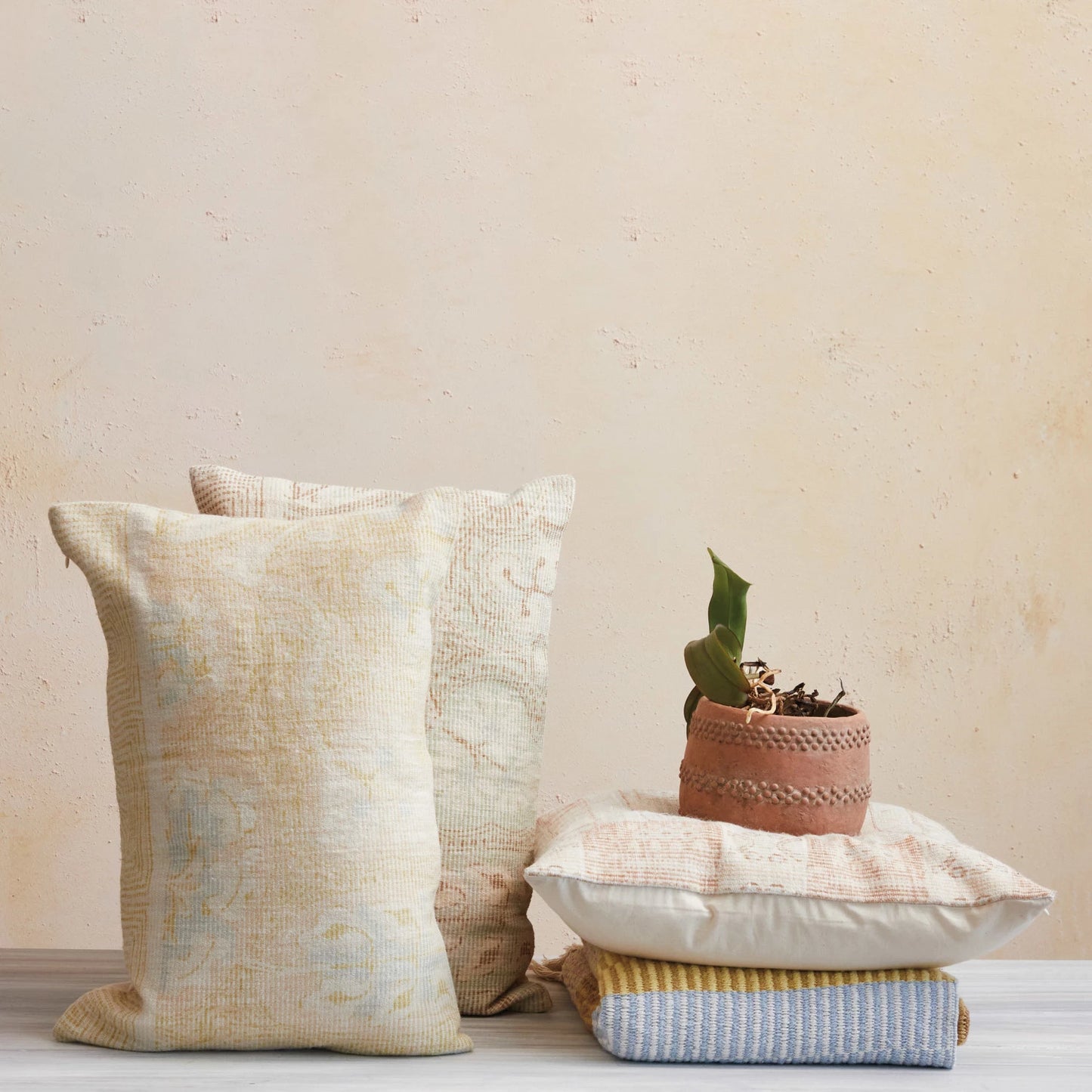 Pastel Desert Throw Pillow