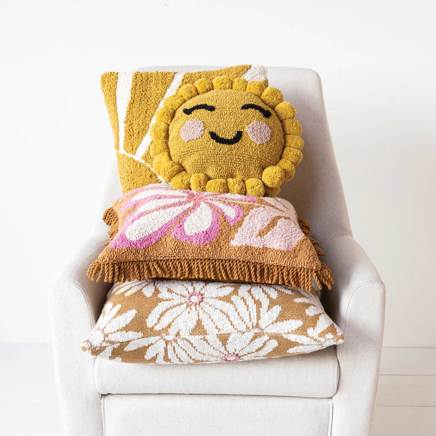 Pink Power Throw Pillow