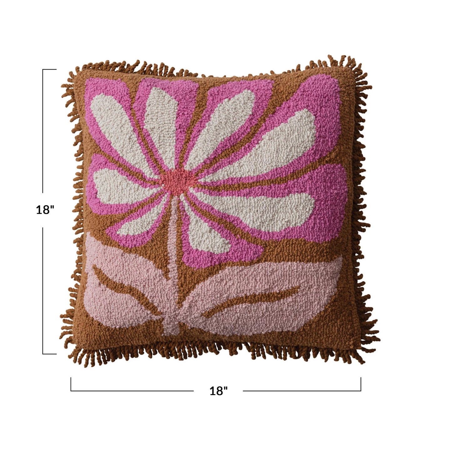 Pink Power Throw Pillow