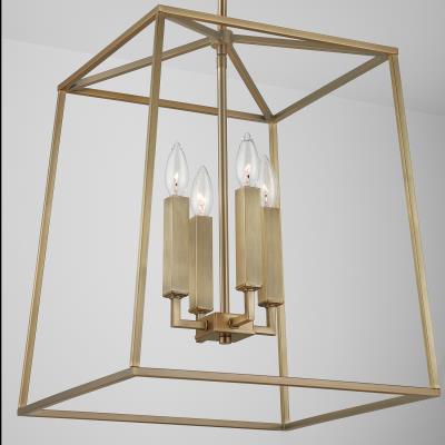 Thea Pendant 4LT Aged Brass