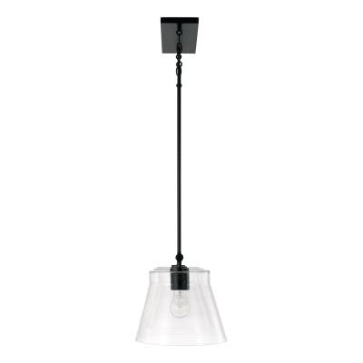 Baker Linear Chandelier 3 LT in Matte Black