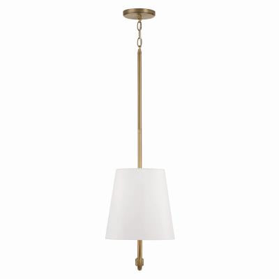Brody Linear Chandelier in Aged Brass