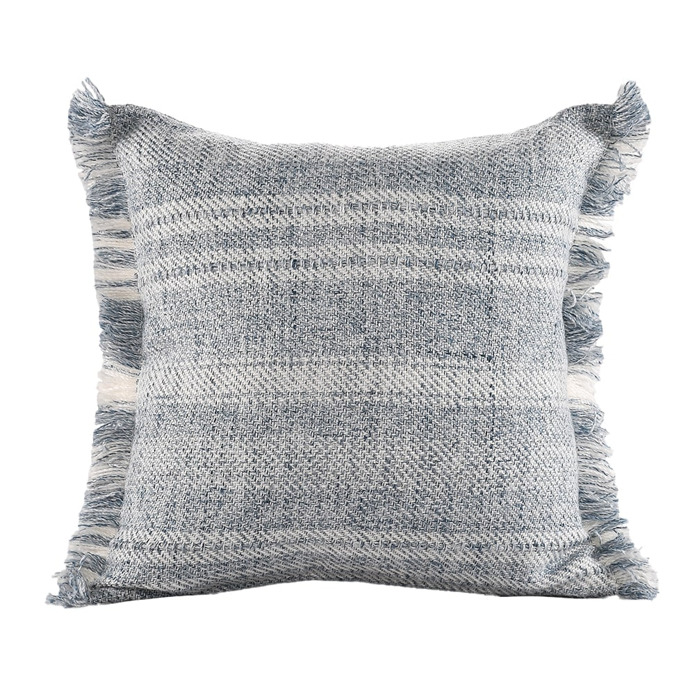 Melange Blue Throw Pillow