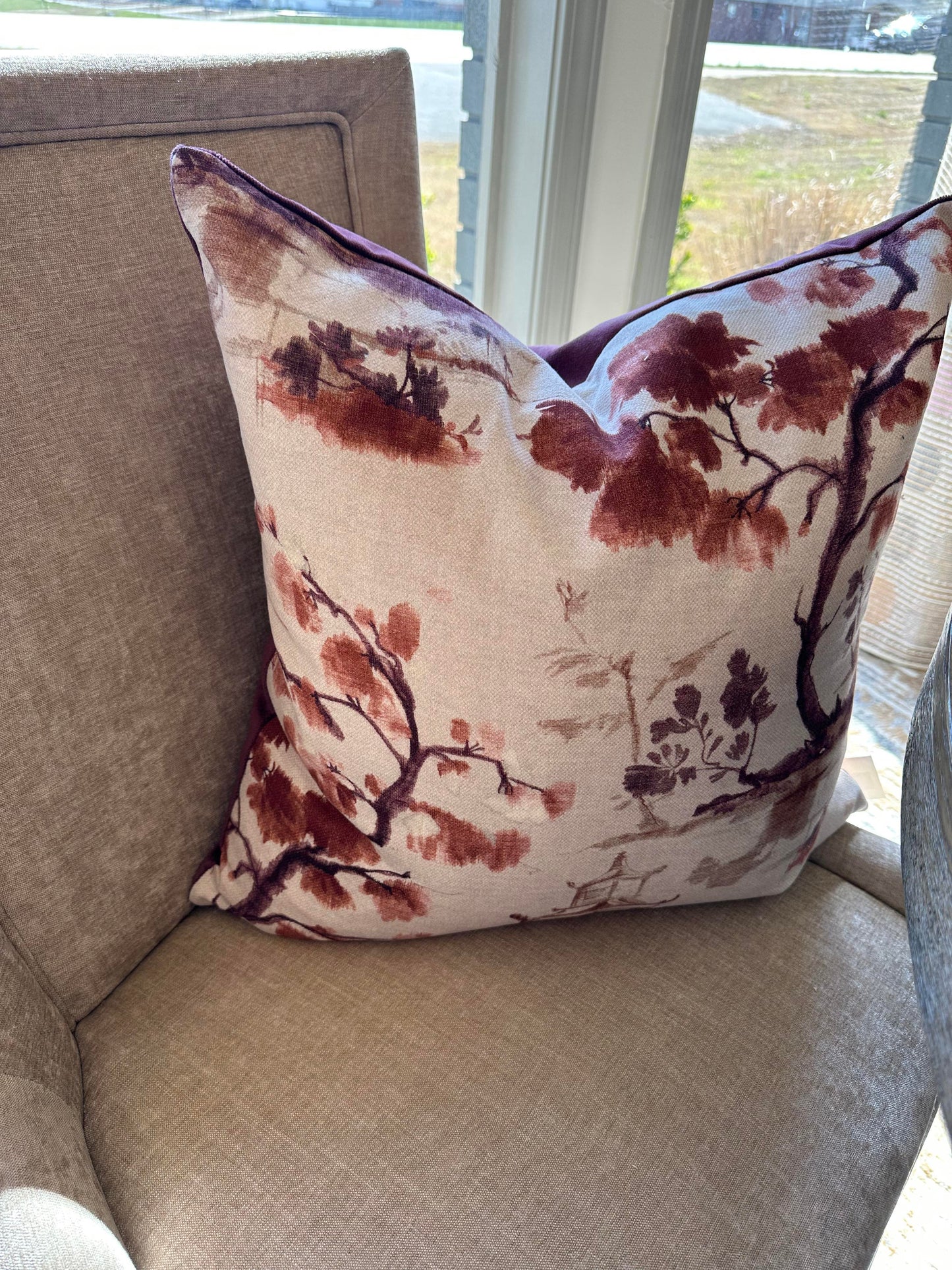 Japanese Plum Pillow