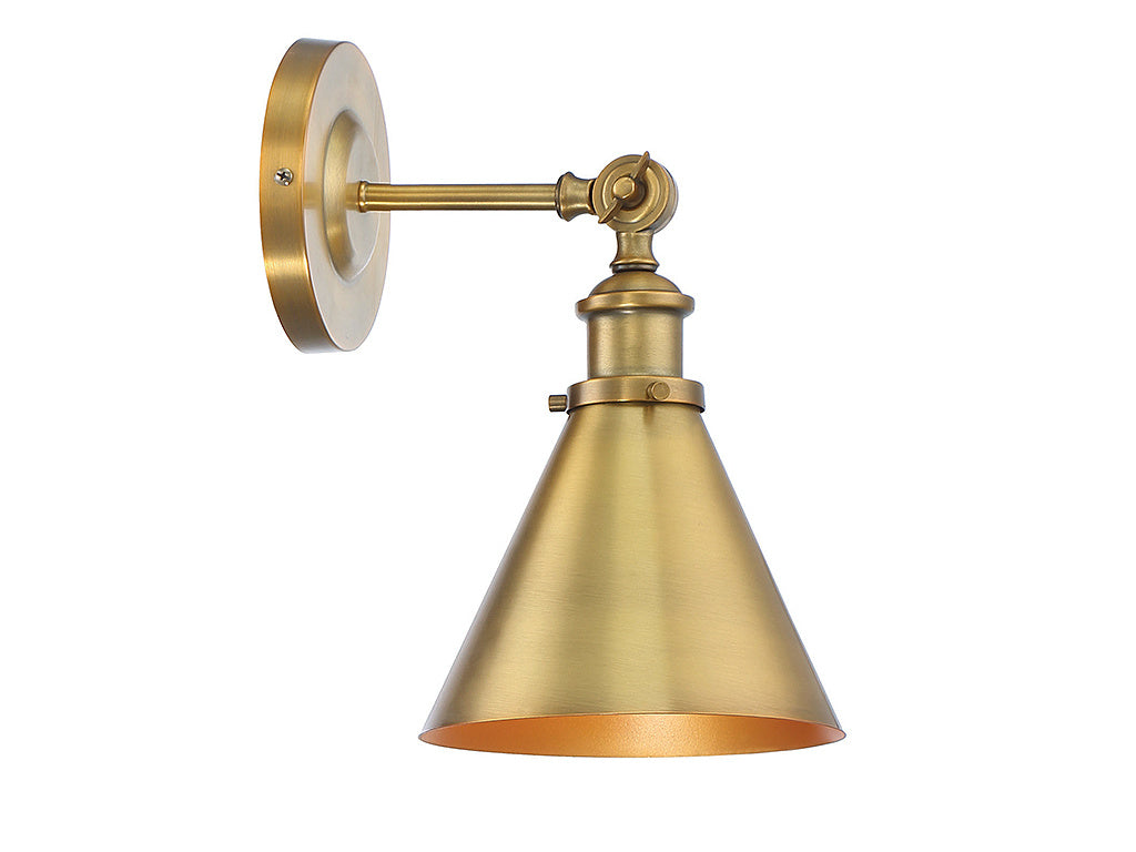 Glenn Sconce in Warm Brass