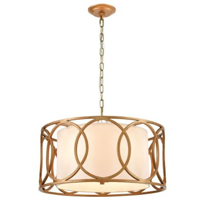 Ringlets Chandelier in Matte Gold