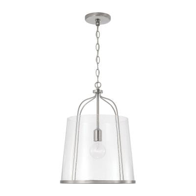 Madi Pendant 1 LT in Brushed Nickel