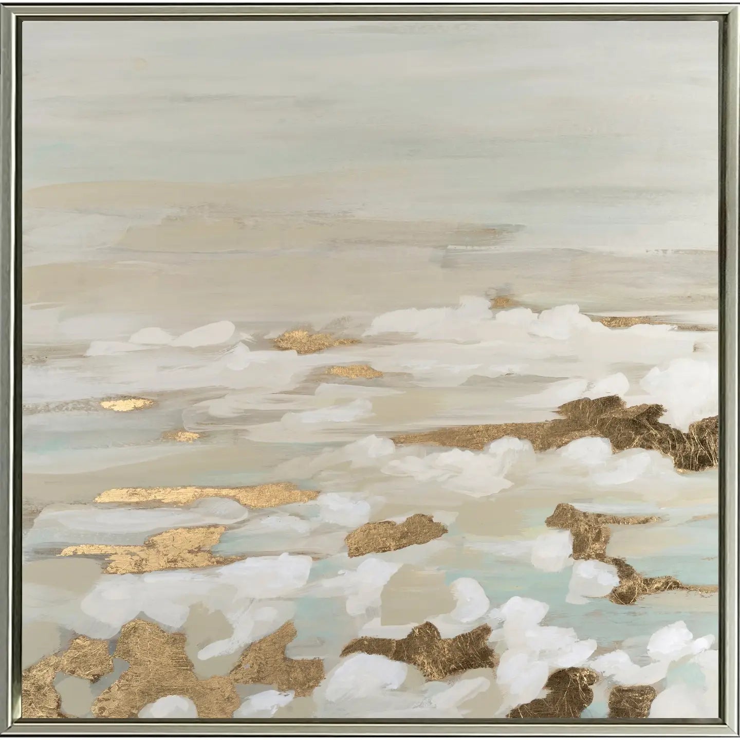 Gilded Surf Canvas Art Set of 2