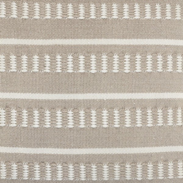 Beige Stripe Throw Pillow