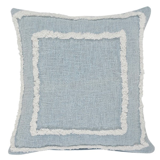 Winter Sky Pillow with Fringe