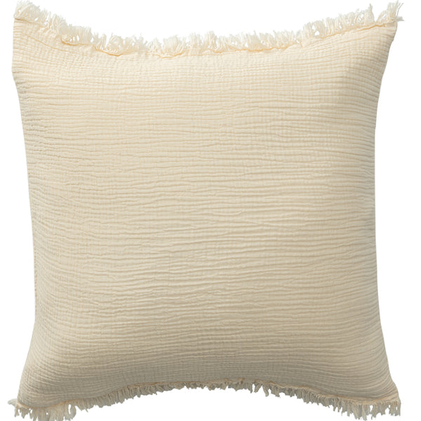 Cream Waves Pillow