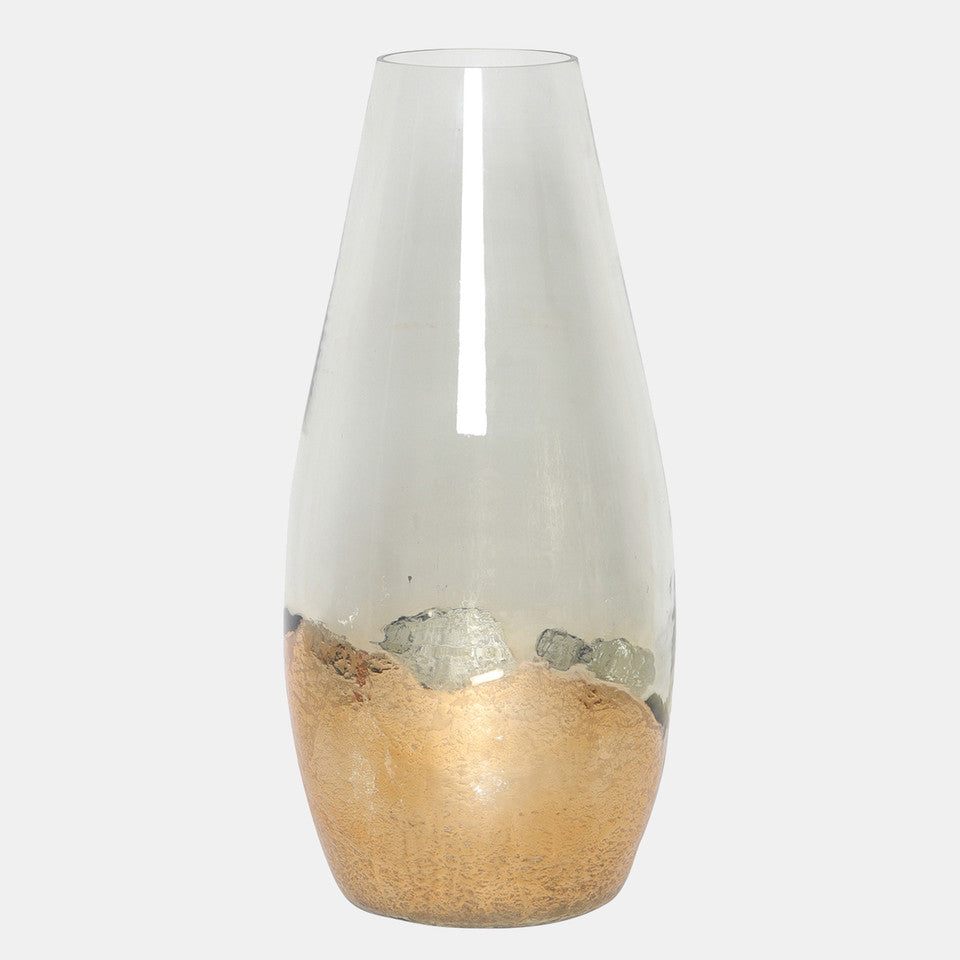 Gold Dipped Vase