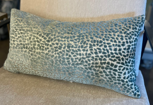 Sage Animal Print Lumbar Pillow