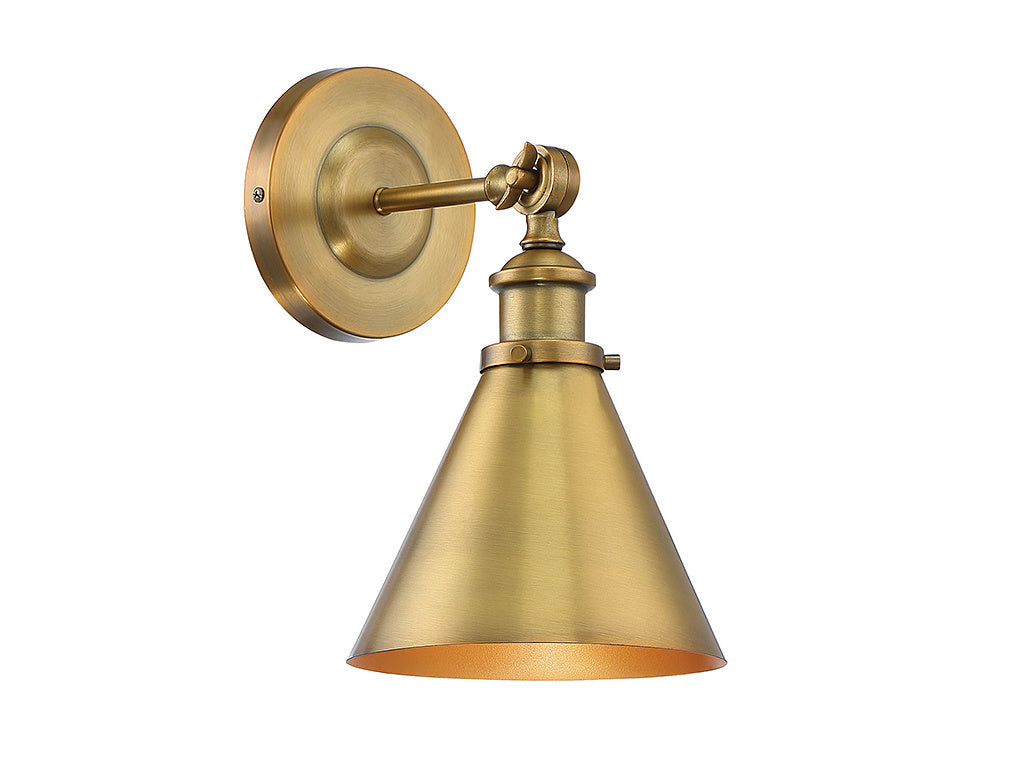 Glenn Sconce in Warm Brass