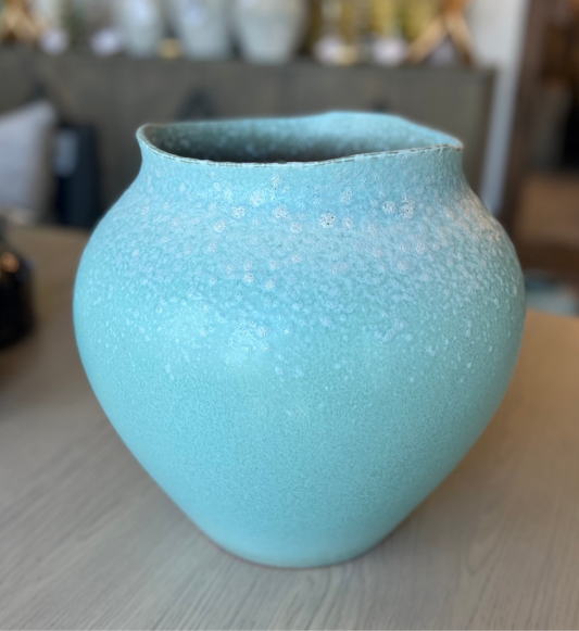 Soft Turquoise Vase-Large