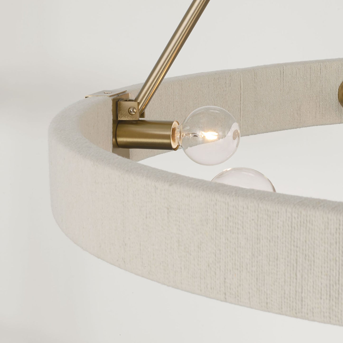 Delaney Large Chandelier in Matte Brass