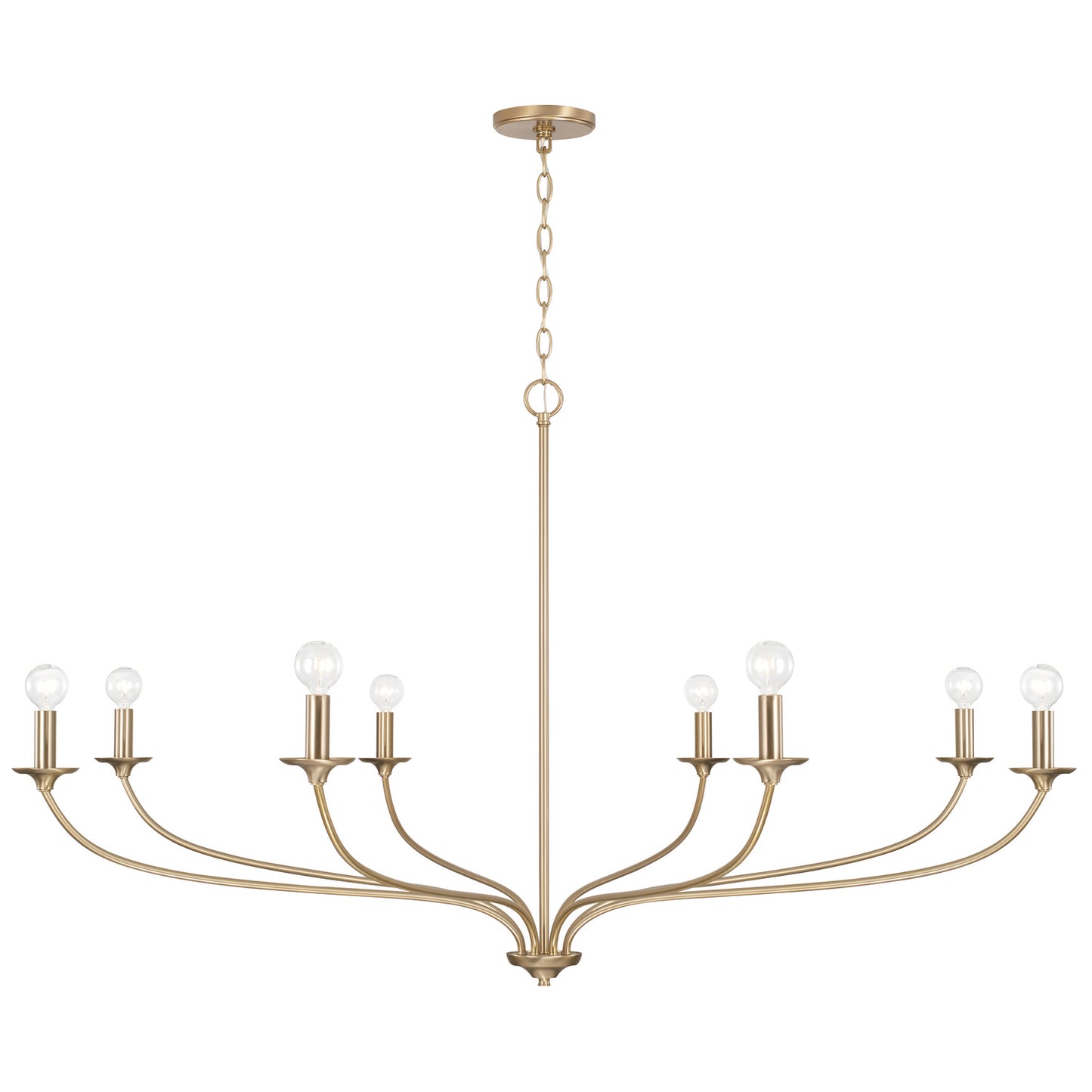 Dolan Grand Chandelier in Matte Brass