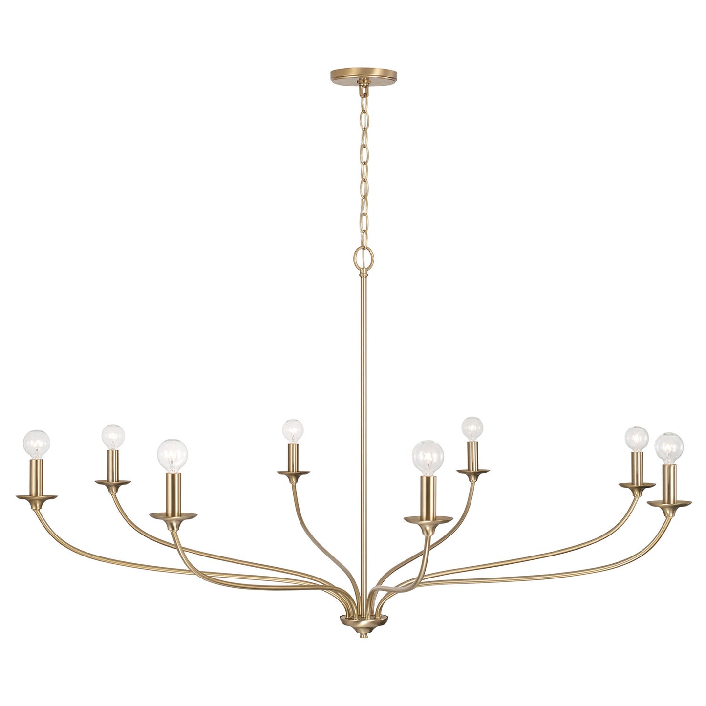 Dolan Grand Chandelier in Matte Brass