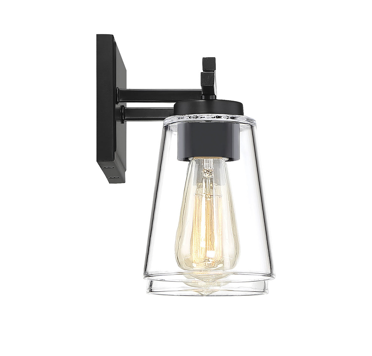 Calhoun 2-Light Vanity in Matte Black