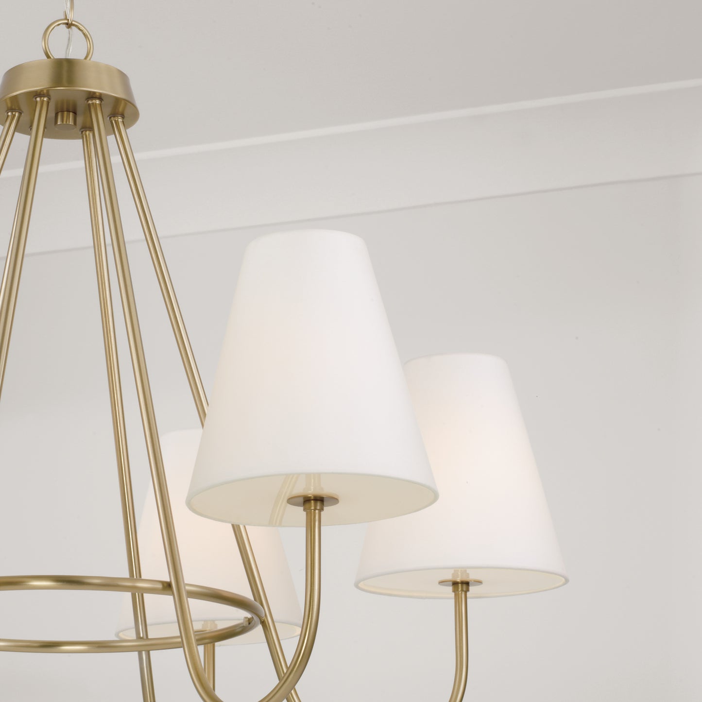 Julia Chandelier in Matte Brass