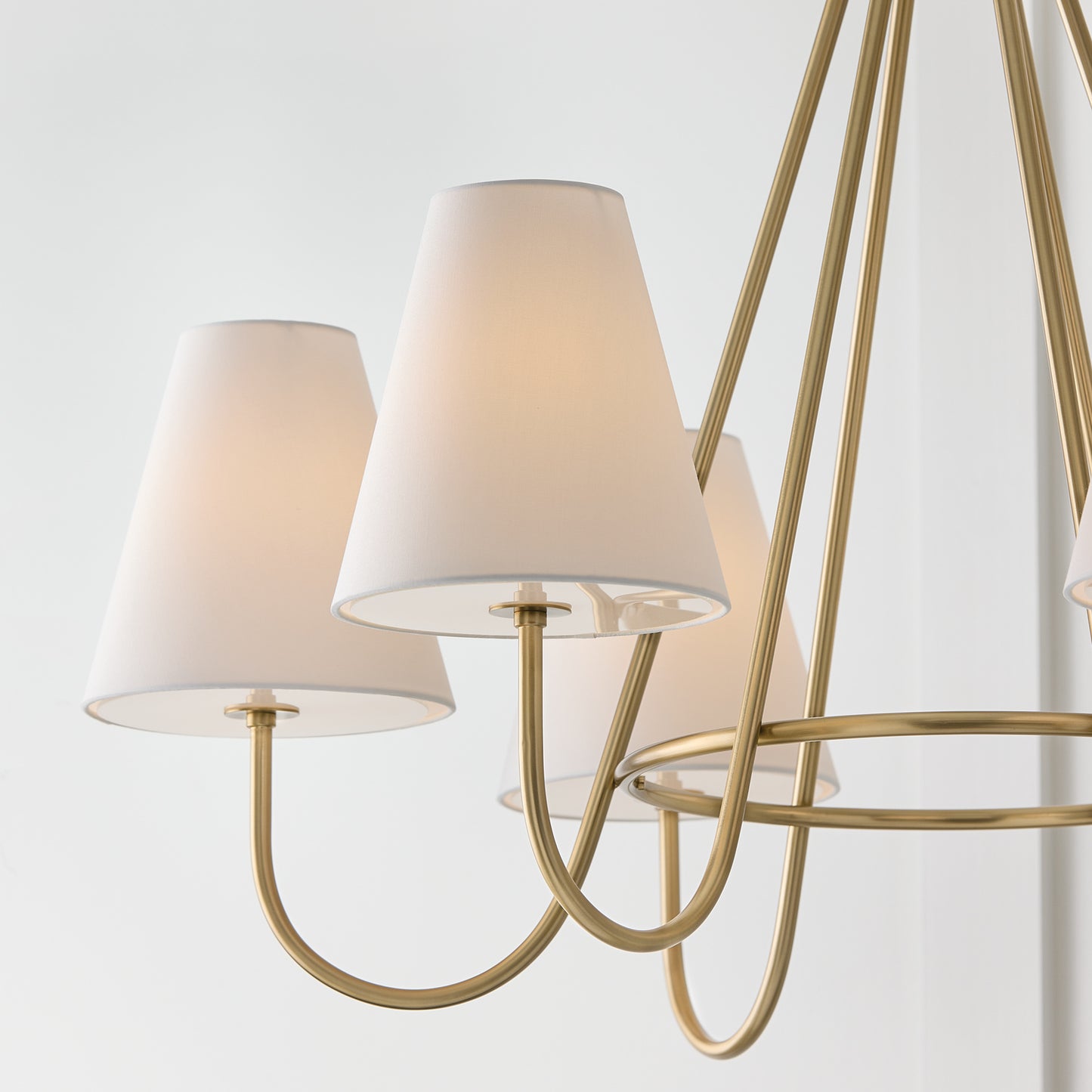 Julia Chandelier in Matte Brass