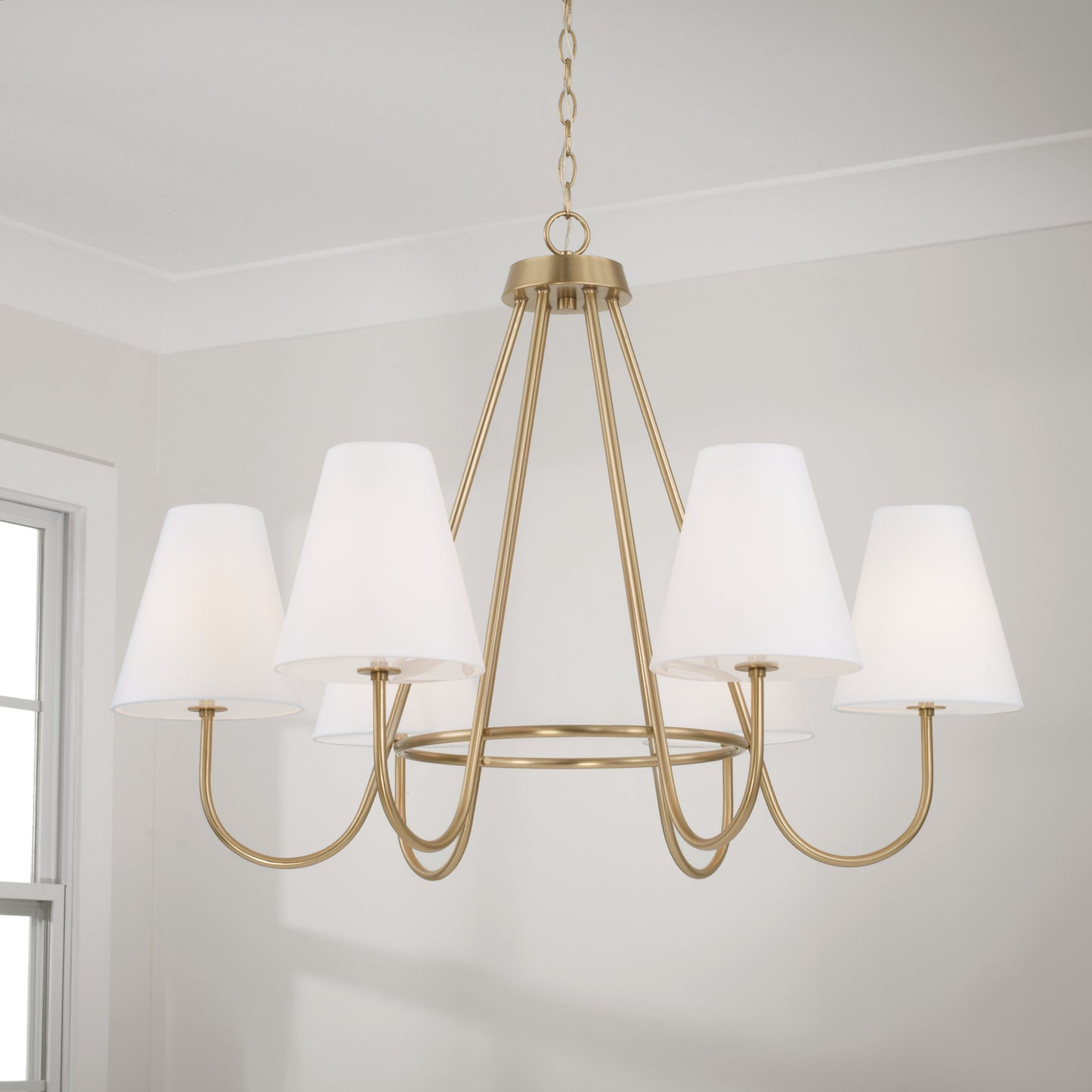Julia Chandelier in Matte Brass