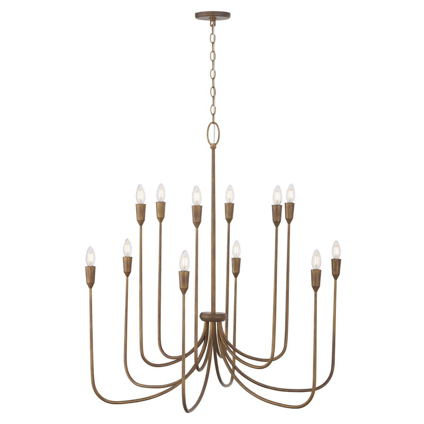Marley Grande Chandelier in Mystic Bronze