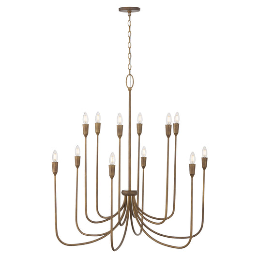 Marley Grande Chandelier in Mystic Bronze