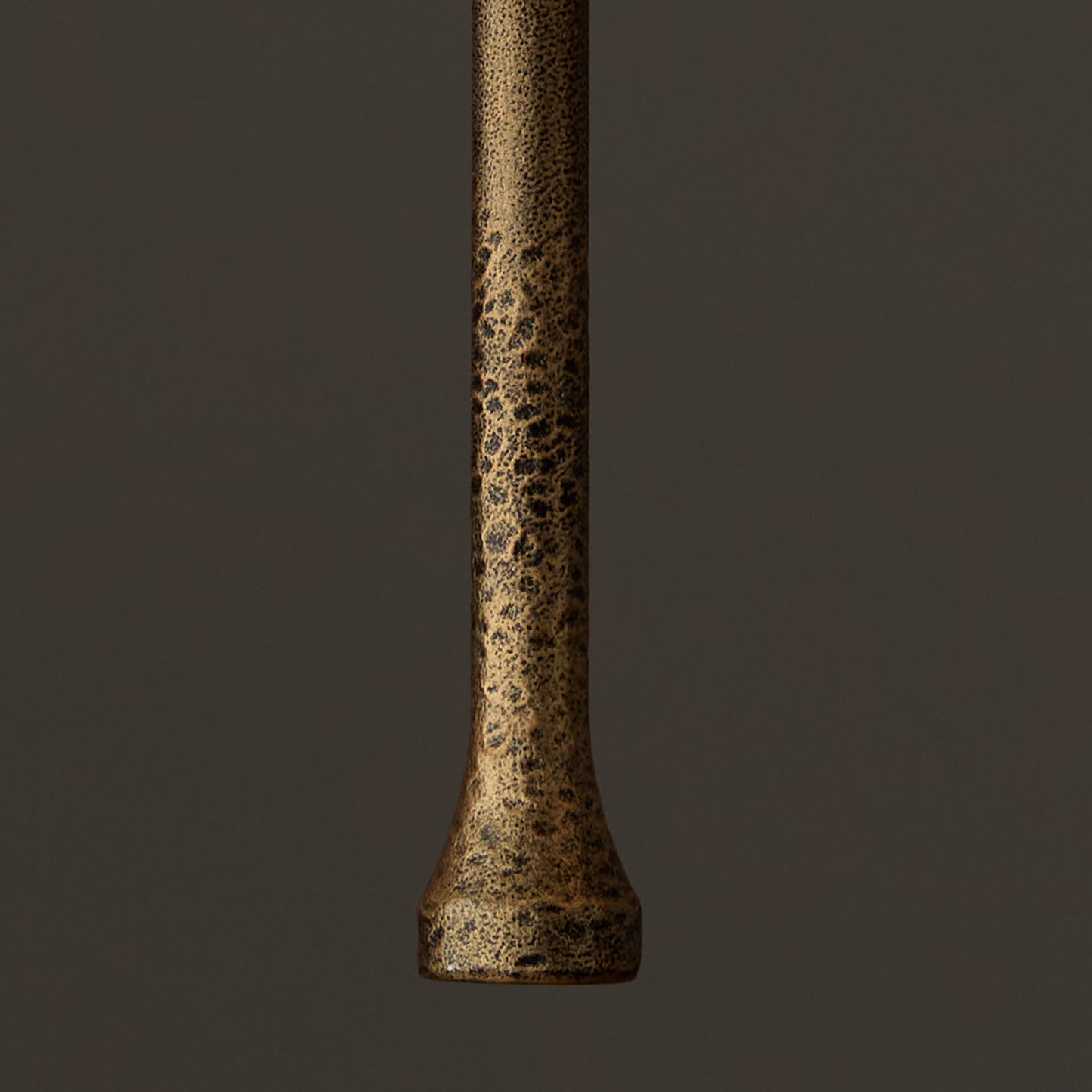 Hollis Large Chandelier in Matte Black/Hammered Gold