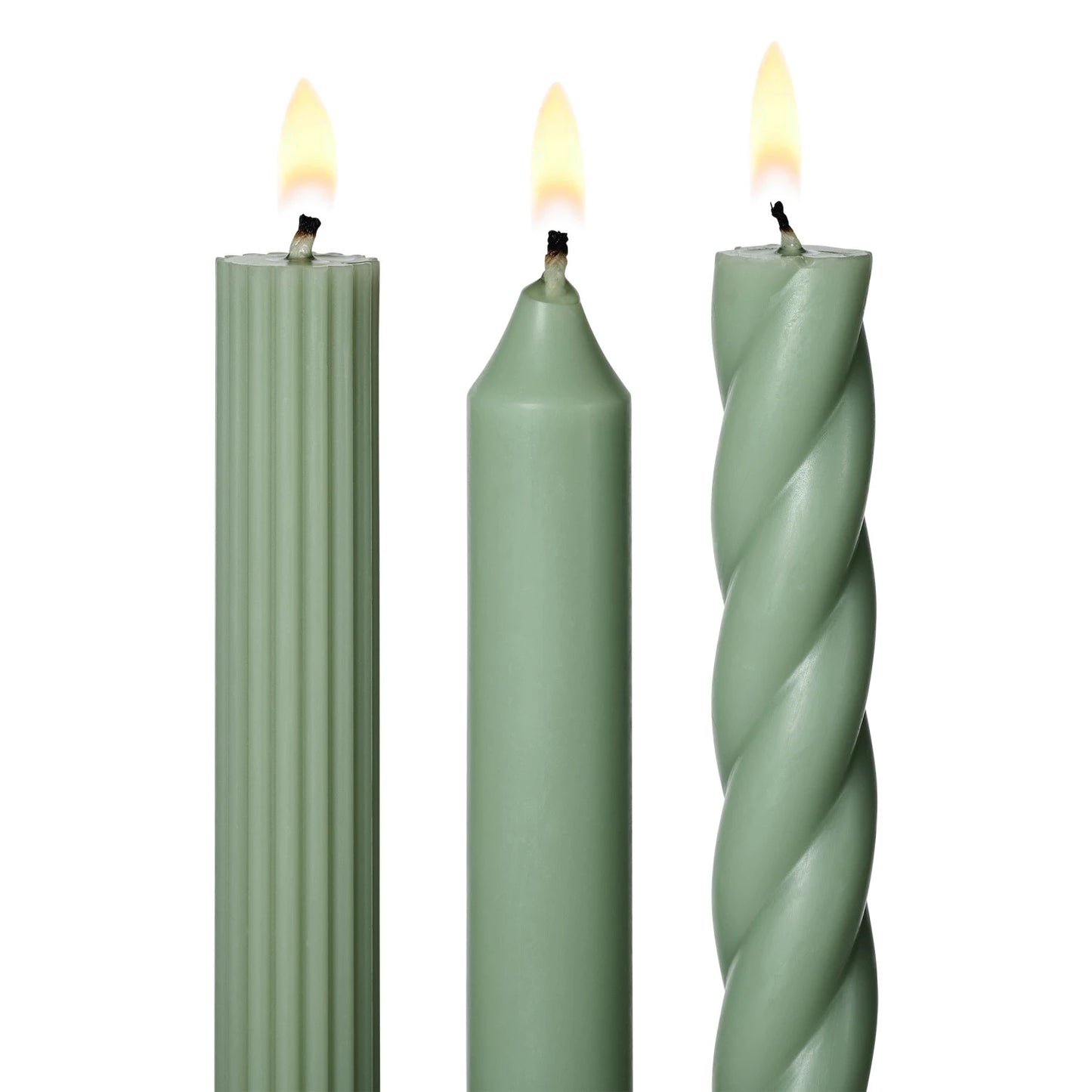 Sage Taper Candles