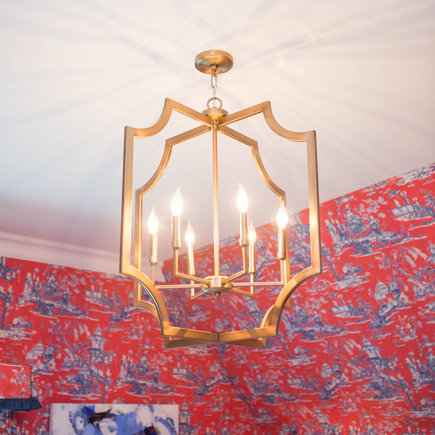 Lesley Foyer in Aged Brass