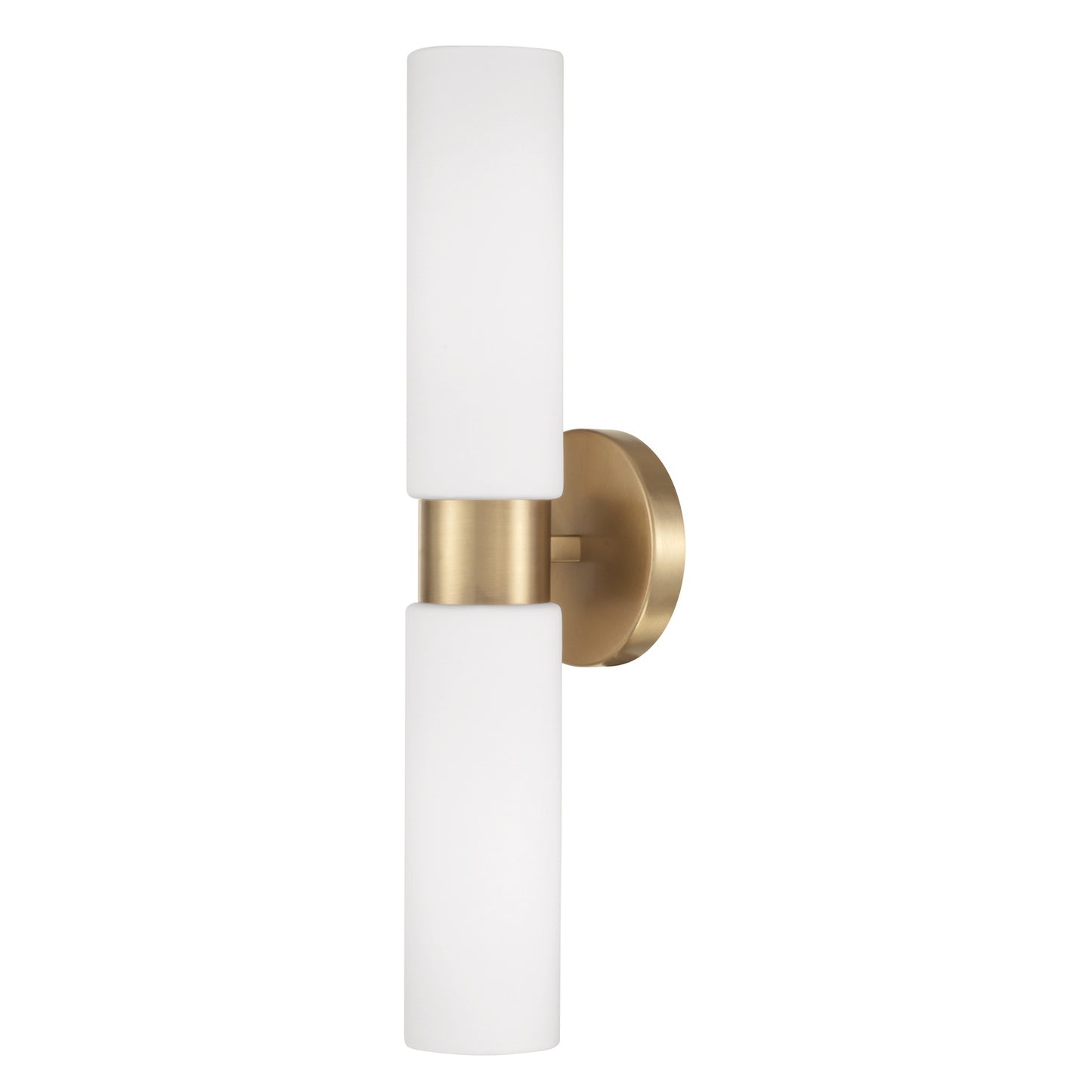 Theo Dual Sconce in Aged Brass
